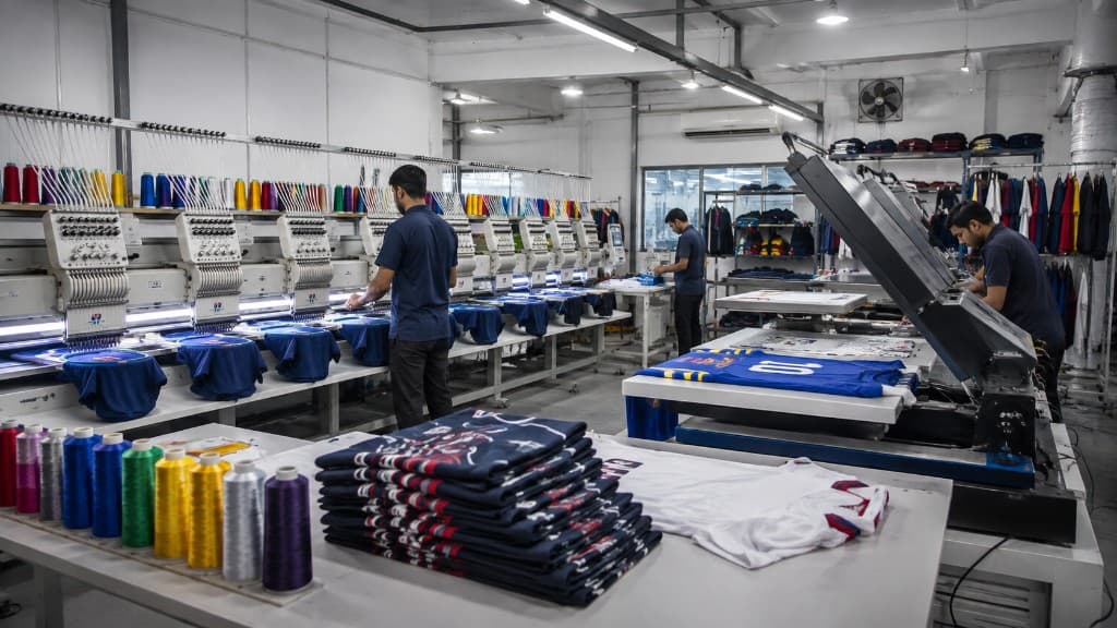 Apparel printing and embroidery customization
